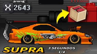 картинка: МОДИФИКАЦИЯ САМОЙ БЫСТРОЙ В МИРЕ TOYOTA SUPRA (+10 000 л.с.) // Pixel car racer // Pro league