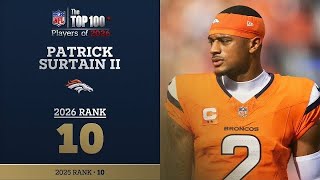 :10 Patrick Surtain II  (CB, Broncos) Top 100 Players of 2026 Patrick Surtain Jr Eagles