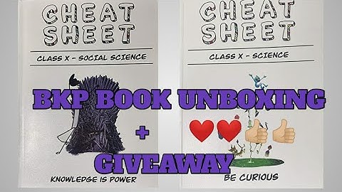 Giveaway 🔥BKP Cheat Sheet Unboxing+Review | Chatpata Review