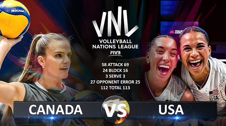 Canada vs USA | Women's VNL 2025