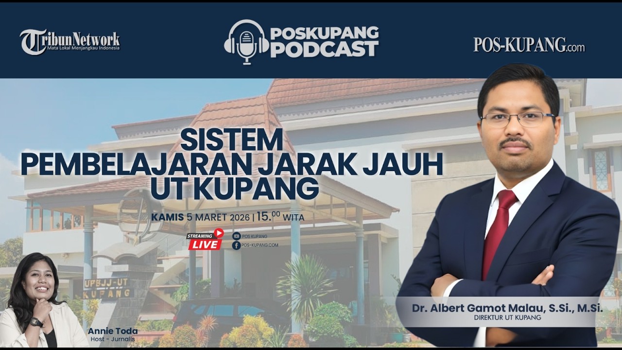 SISTEM PEMBELAJARAN JARAK JAUH UT KUPANG | PKPODCAST