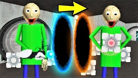 BALDI IS TELEPORTED THROUGH A PORTAL!! | Baldi