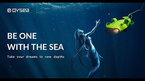 BE ONE WITH THE SEA🌊Take your dreams to new depths👀 | QYSEA.FIFISH Underwater Drone