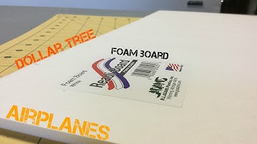 Dollar Tree Foam Board Airplanes | Touch N Go RC