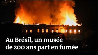 Incendie à Rio : un musée brésilien part en fumée