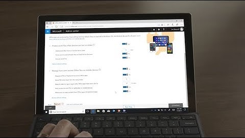 Microsoft 365 Business First Run Experience