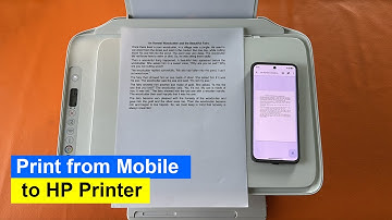 How to print from mobile to hp printer wifi wirelessly