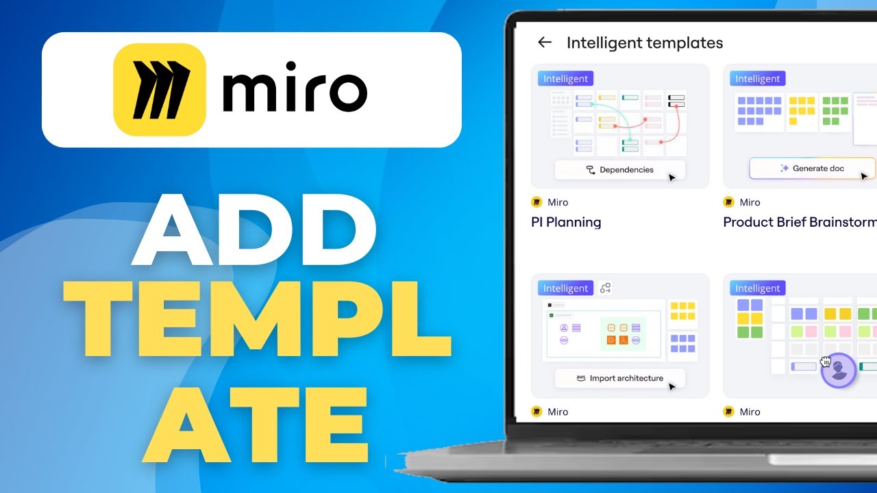 How To Add A Template To Miro Board 🔴 - YouTube