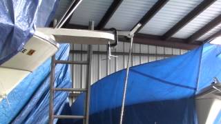 Testing the anchor roller
