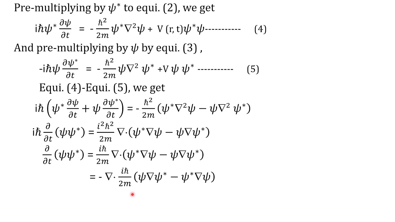 Probability Current Density Continuity Equation YouTube Probability Current Density Continuity Equation YouTube
