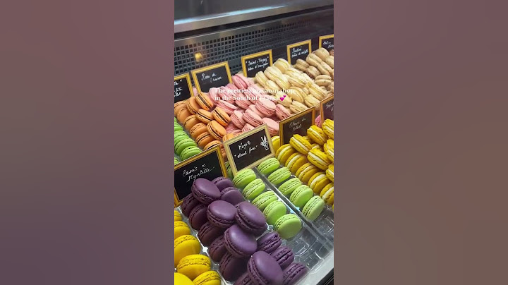 The CUTEST Macaron Shop in France!!