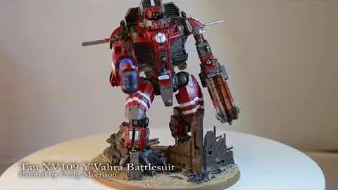 Tau XV109 Y'Vahra Battlesuit