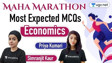 Mahamarathon | UGC NET Economics | Most Expected Economics MCQs | Priya Kumari & Simranjit Kaur