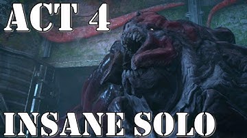 Gears of War 4 – Act 4 (Chapter 1, 2, 3) – INSANE SOLO Walkthrough Playthrough [Carrier Boss]