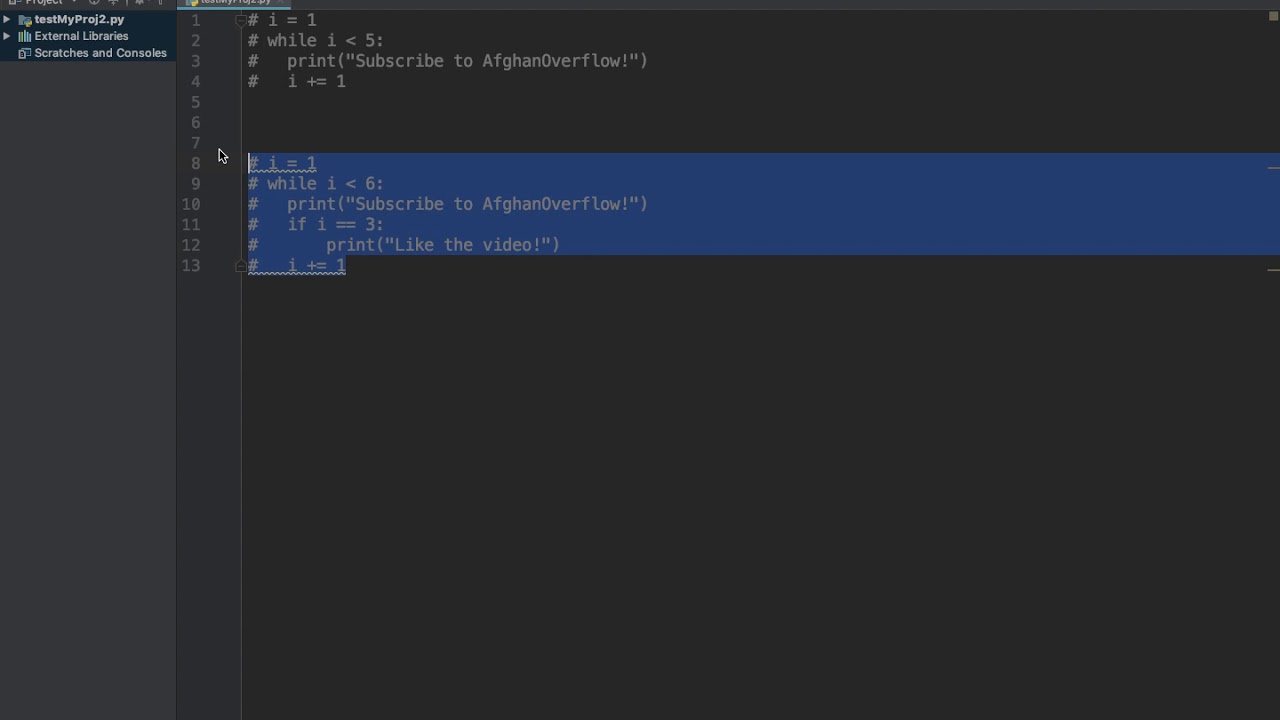How to use WHILE loop in Python? - YouTube