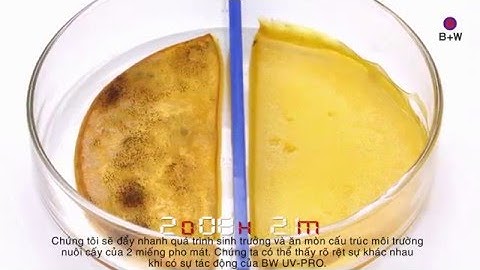Thử nghiệm sự sinh trưởng của nấm mốc với UV-Pro