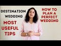 Destination wedding         l most important  useful tips to follow