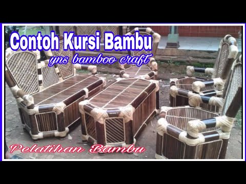  Kursi  Bambu  Kursi  Tamu  Terbuat Dari  Bambu  Yns Bamboo 