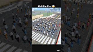 What Happened If We Spawn 100 NPCs Front Of Racing Track 😱 | Indian Bike Driving 3d | #shorts #viral