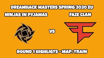 FAZE vs Ninjas in Pyjamas Round 1 Dreamhack Masters Spring 2020 Europe