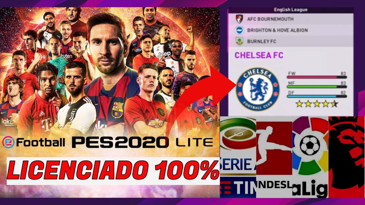 COMO LICENCIAR PES 2020 LITE OPTION FILE PS4 PC - YouTube