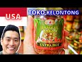 I Try Indonesian Food ❤️ 🇮🇩 Tour Of INDONESIAN SUPERMARKET USA 🇺🇸 Pendawa CAFE (PART 2)