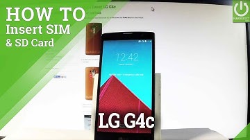 How to Insert SIM & SD in LG G4c - Find Micro SIM & Micro SD Slot