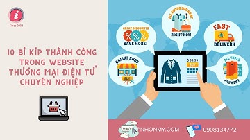 10 bí kíp thiết kế Website thương mại điện tử | Thiết kế Website bán hàng | Nhơn Mỹ