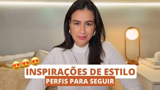 LOOKS ESTILOSOS QUE INSPIRAM 💥 Perfis para seguir no Instagram