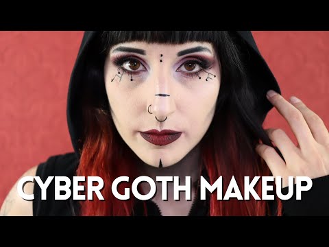 cyber goth makeup look - cyber goth makeup tips - YouTube