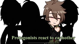 Protagonists react to eachother(1/5)-Makoto naegi