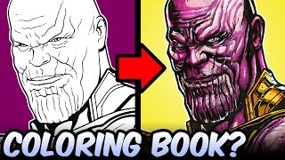 MARVEL ARTIST Colors a CHILDREN'S COLORING BOOK?