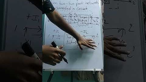 Derivation of overall ABCD parameters in two-two port networks that are connected in cascade 