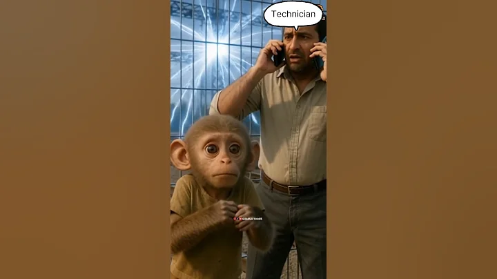 Small baby monkey Charlie best heart touching story❤️ #monkey #ciddubbing #emotionalshorts #ai #rio