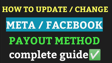 HOW TO UPDATE FACEBOOK PAYOUT METHOD ADS ON REELS | CHANGE PAYOUT METHOD