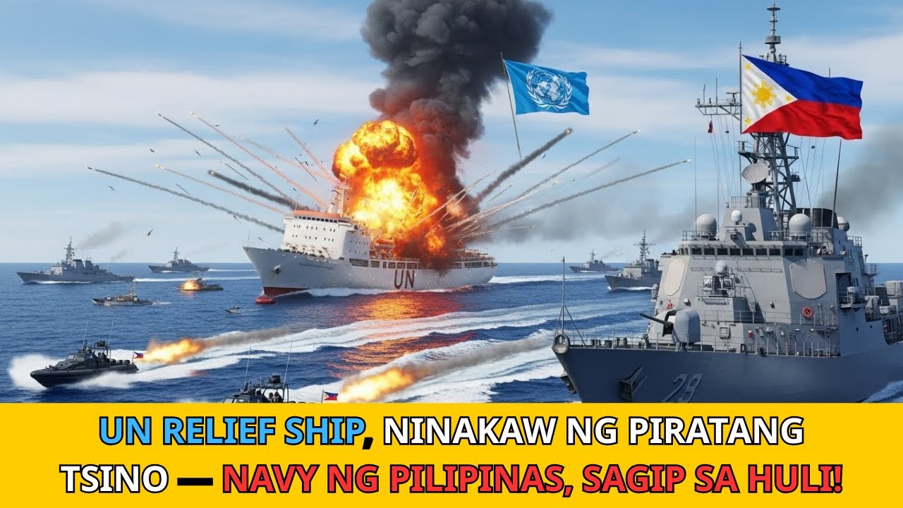 UN RELIEF SHIP, NINAKAW NG PIRATANG TSINO — NAVY NG PILIPINAS, SAGIP SA HULI!