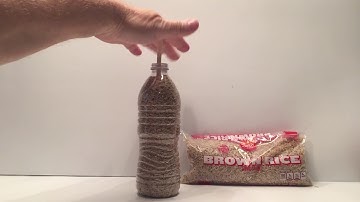 Floating Rice with Friction Experiment (Floating Rice Bottle)