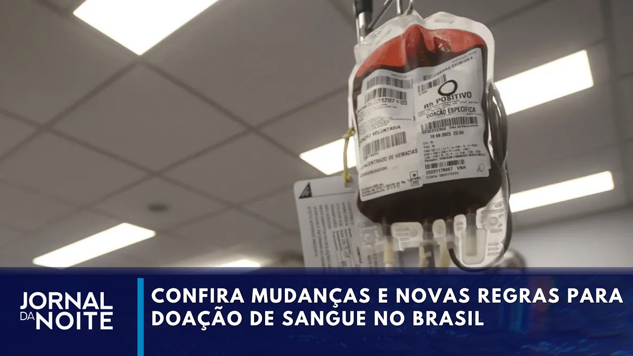 Confira novas mudanças nas regras de doação de sangue | Jornal da Noite
