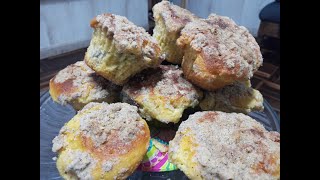 MUFFINS DE MANZANA Y PLATANO CON CRUMBLE DE ESPECIAS