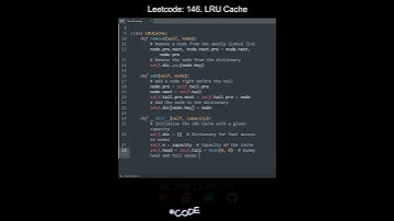 Leetcode 146. LRU Cache in Python | Python Leetcode | Python Coding Tutorial | Python Coding ASMR