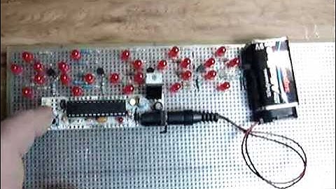 Predator countdown timer gauntlet electrionics using a Boarduino