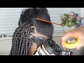 MASTER AT GRIPPING THE ROOTS || BOXBRAIDS