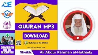 10 Ali Abdur Rahman al Huthaify quran mp3 download screenshot 3