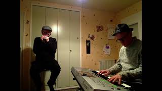 While My Guitare reprise Harmonica et clavier Tyros3