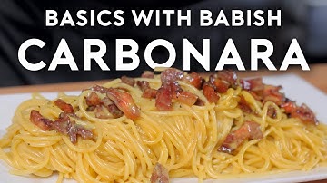 Carbonara | Basics with Babish