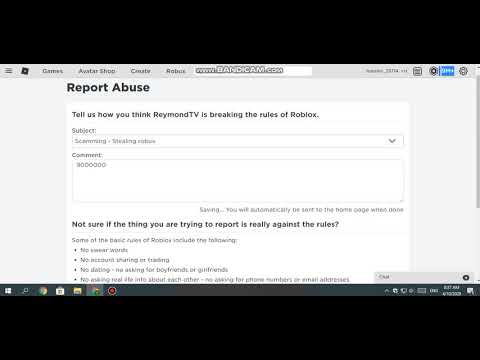 Roblox Robux Report Abuse New 2020 Youtube