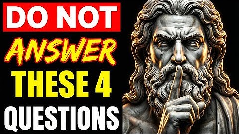 4 Questions Liars Always Use to Trap You — Don’t Answer Them | Stoic Philosophy