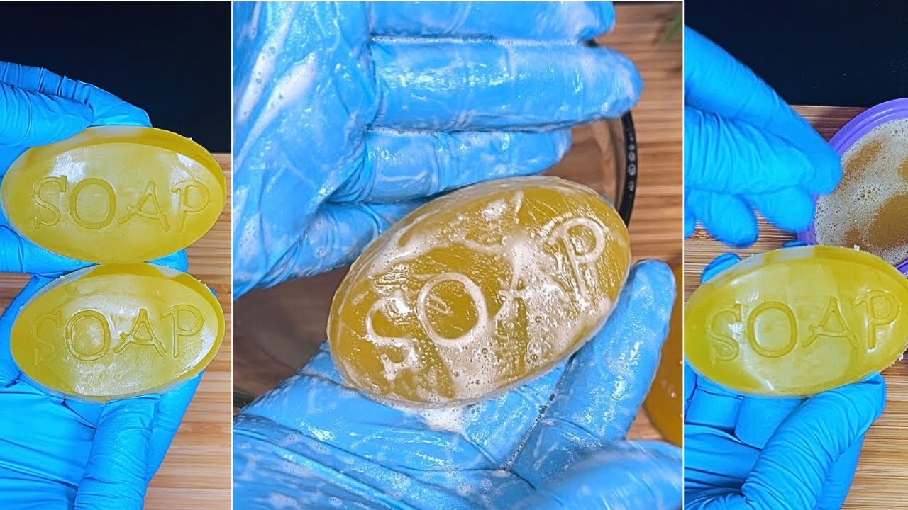 How to make Lemon Homemade Soap | No added colour!