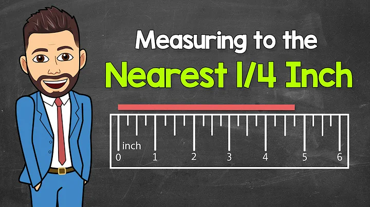 Measuring to the Nearest 1/4 Inch (Quarter Inch) | How to Use a Ruler | Math with Mr. J