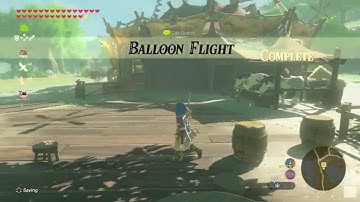 Zelda: Breath of the Wild | Balloon Flight Side Quest - Woodland Tower Region